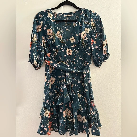 green emerald velvet dress Francesca Floral Black Gold Maxi Dress – Lucy Rose main image 0